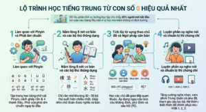 Lộ trình học tiếng Trung từ con số 0 hiệu quả nhất.