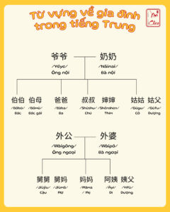 Cách giới thiệu gia đình bằng tiếng Trung – Từ vựng các thành viên