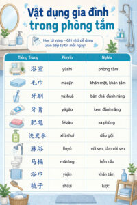 Vật dụng gia đình trong phòng tắm