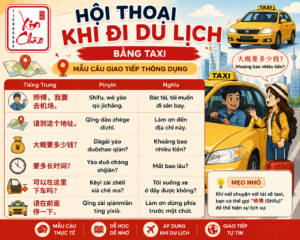 Hội thoại khi đi du lịch bằng taxi