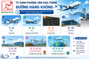 Từ vựng phương tiện giao thông đường hàng không