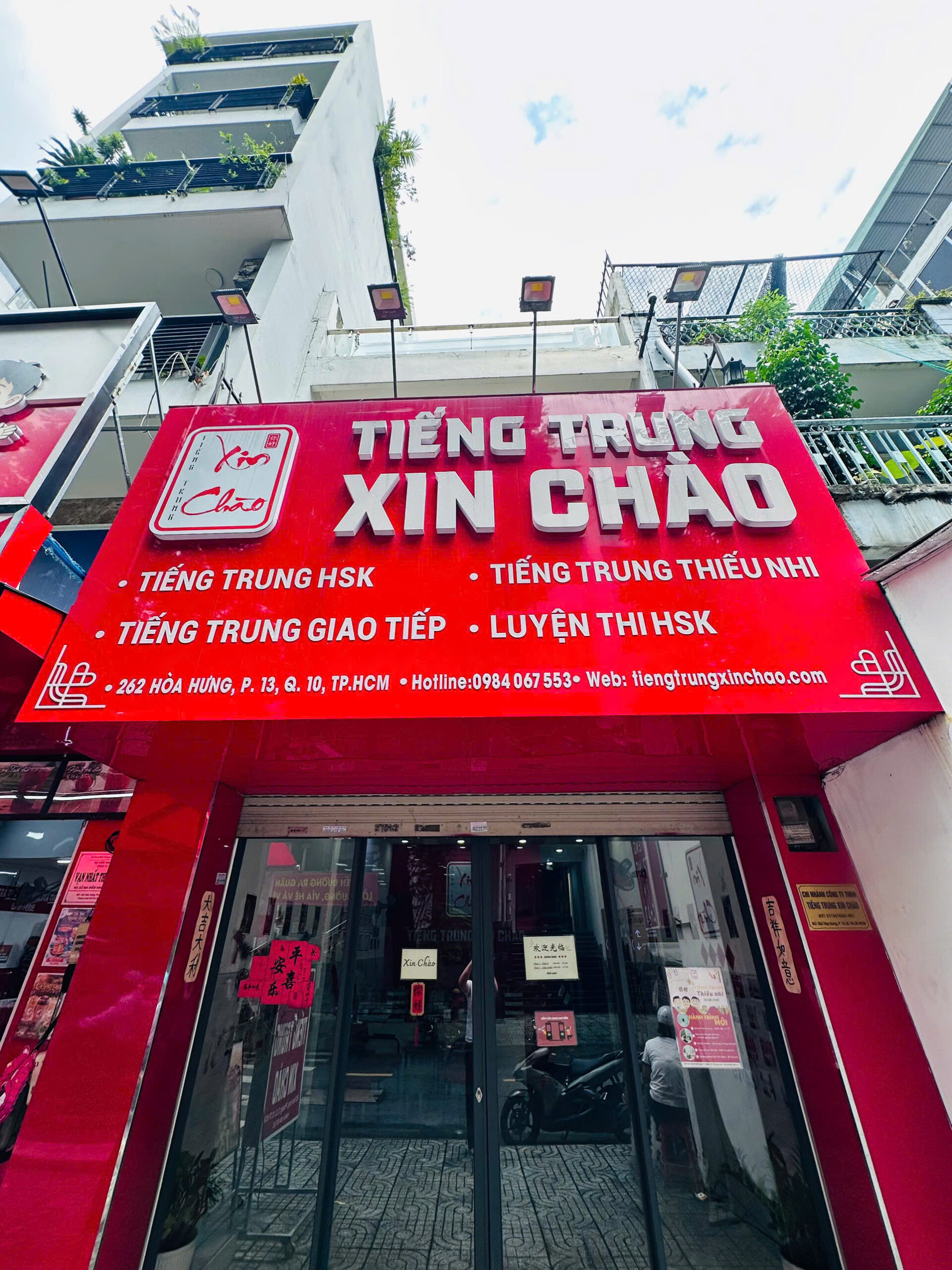 Hình ảnh cơ sở Tiếng Trung Xin Chào